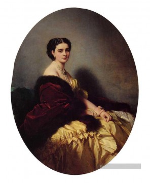 Franz Xaver Winterhalter œuvres - Madame Sofya Petrovna Naryschkina portrait royauté Franz Xaver Winterhalter